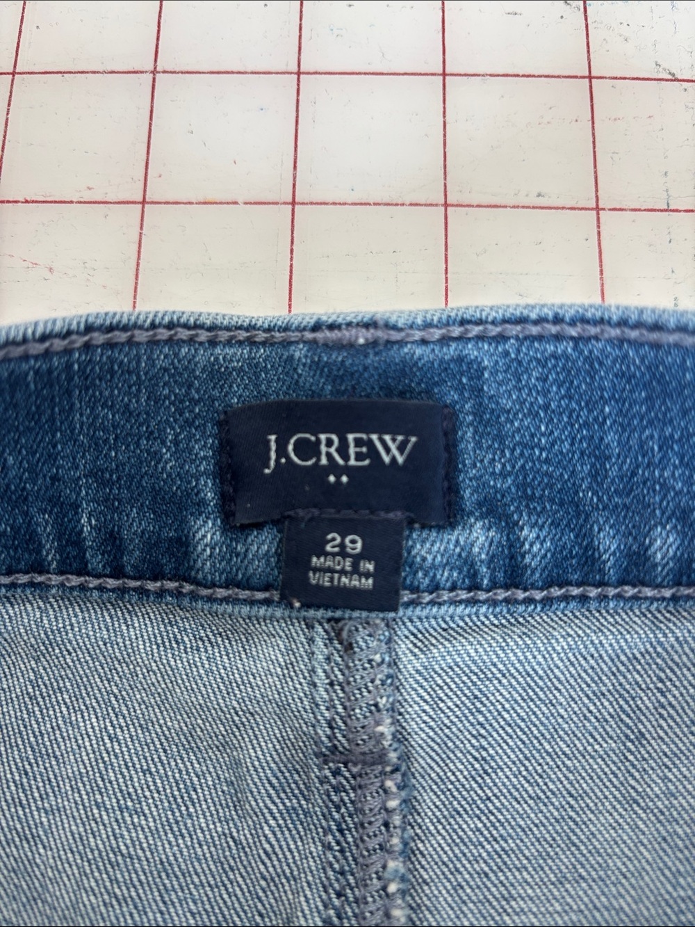 J. Crew Women's Light Blue Denim Patch-Pocket Shorts - Picture 3 of 6